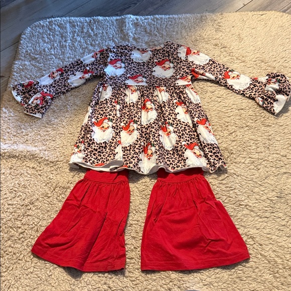 Toddler Ruffle Girl Two Piece Set - Picture 2 of 3